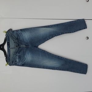 AG Legging Ankle Raw Hem Jeans